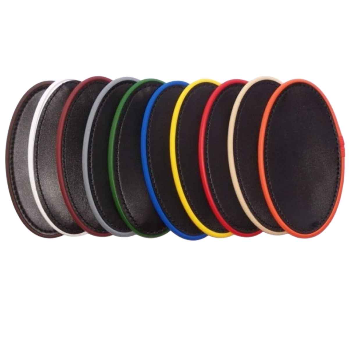 Arden Marathon Biothane Kopfstück/Fahrzaum schwarz mit farbigem Keder