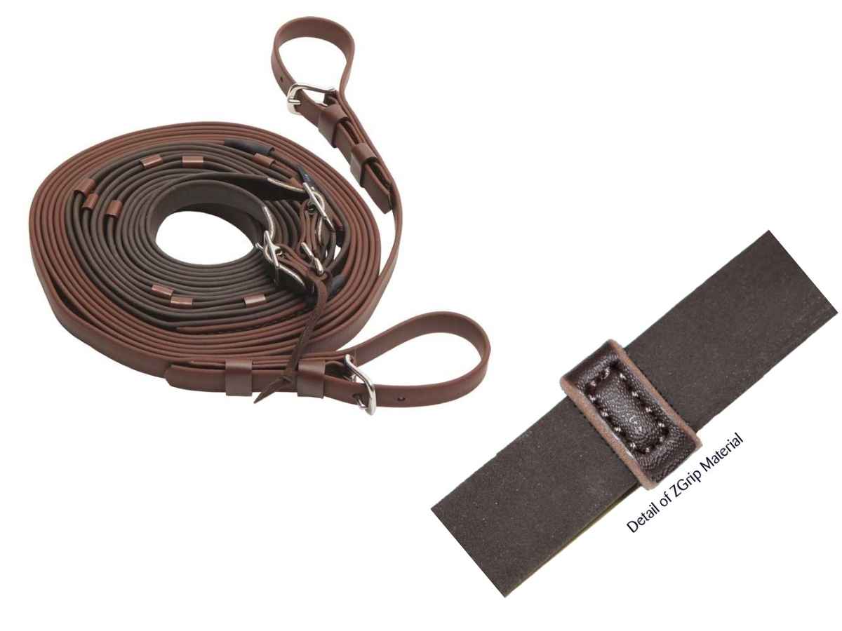 ZILCO Fahrleine Zweispänner Z Grip mit Stege