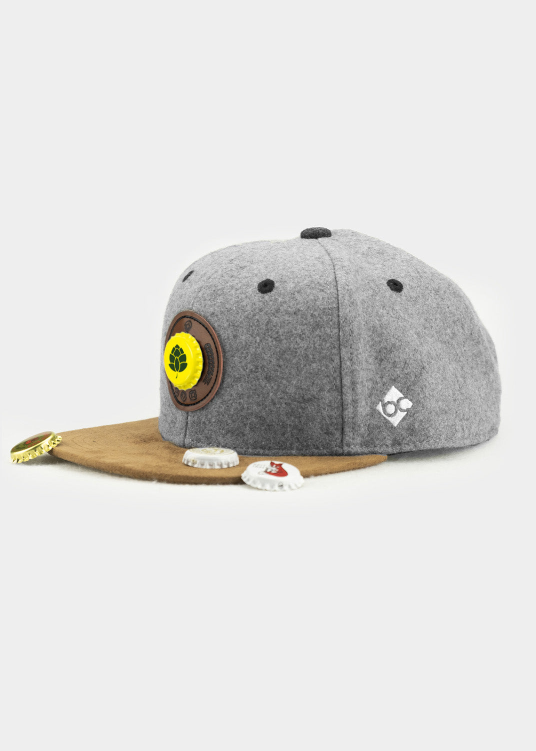 Bavarian Cap Bierkrönung: dunkelgrau (Snapback)