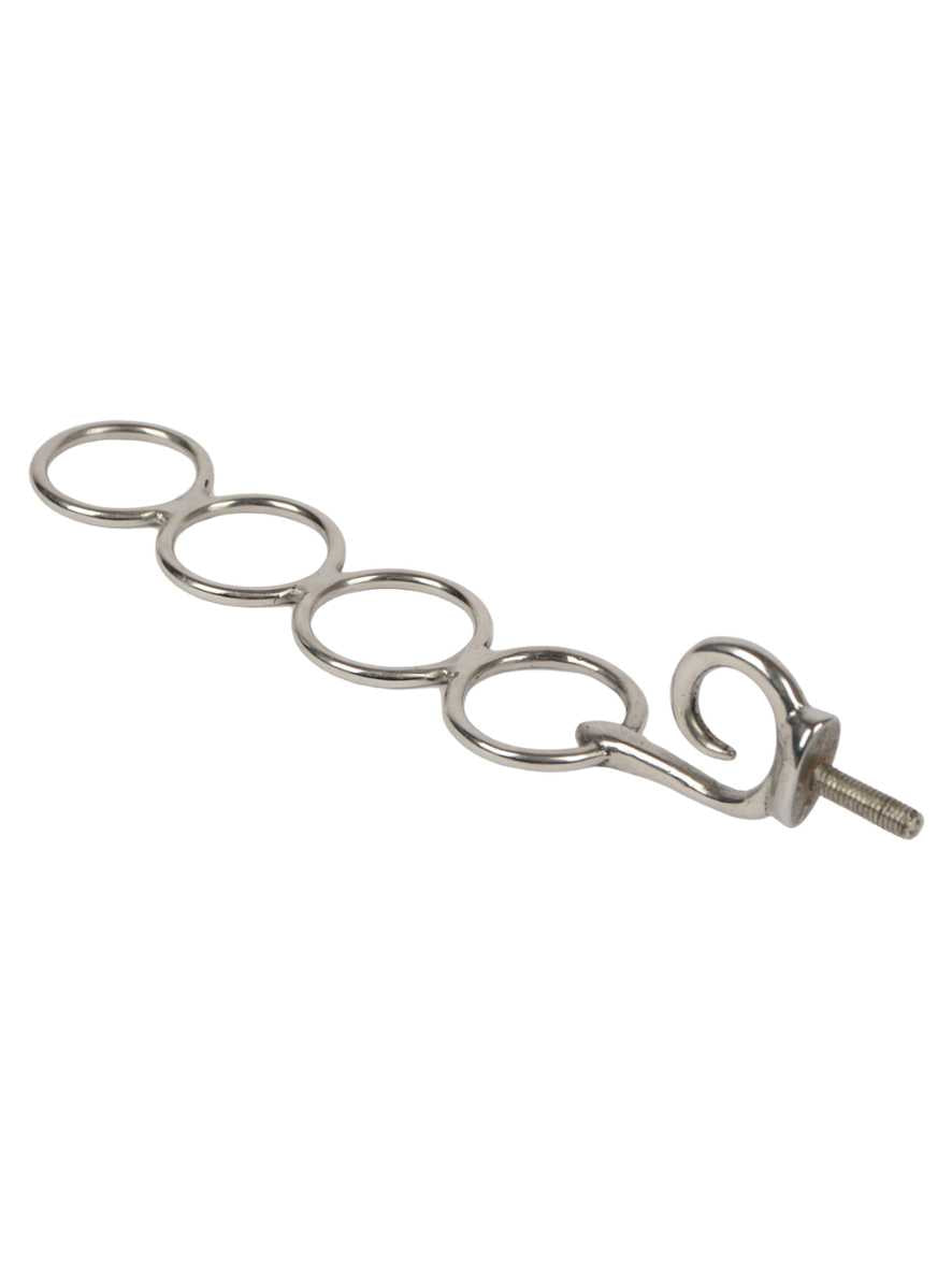 WEISSL Aufsatzhaken mit 4 Ringe (Zehnspänner)