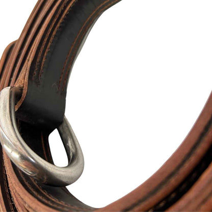 WEISSL Zugstränge mit D-Ring Leder Einspänner PRO