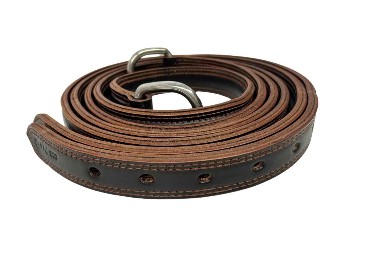 WEISSL Zugstränge mit D-Ring Leder Einspänner PRO