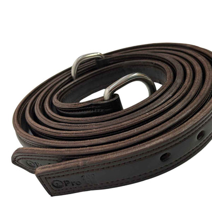 WEISSL Zugstränge mit D-Ring Leder Zweispänner PRO