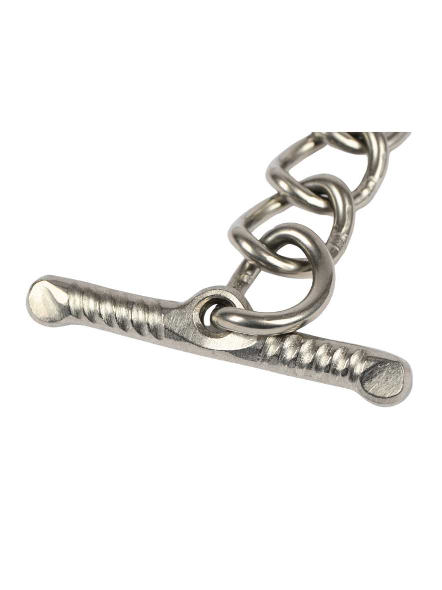 WEISSL Aufhalter Kette mit Knebel für Zweispänner Pferdegeschirr, Paar