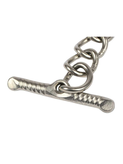 WEISSL Aufhalter Kette mit Knebel für Zweispänner Pferdegeschirr, Paar