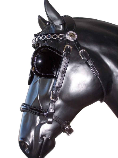 Arden Pferdegeschirr Lux Biothane Einspänner Englisches Kummet