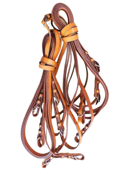 Arden Fahrleine Leder Super Lux Vierspänner Vorderleine 19 mm