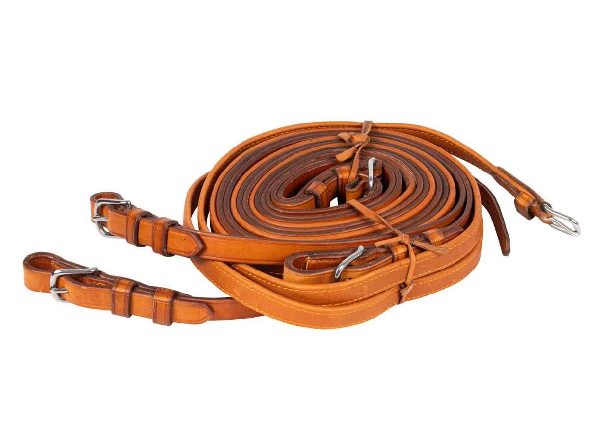 Arden Fahrleine Tandem Leder Super Lux mit Softlederhandstück Komplettset 19 mm