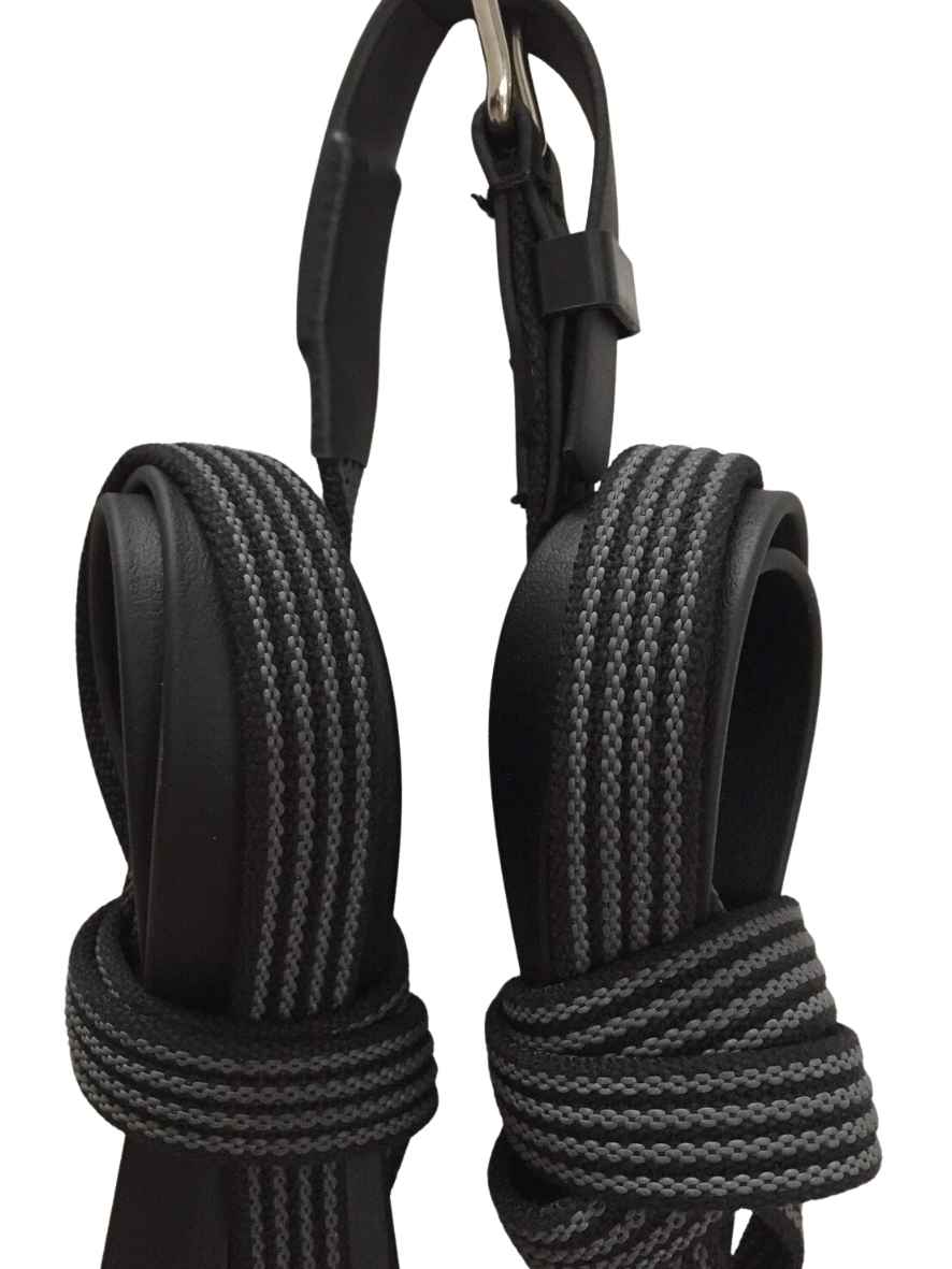 ARDEN Fahrleine Biothane Zweispänner mit Griphandstück 