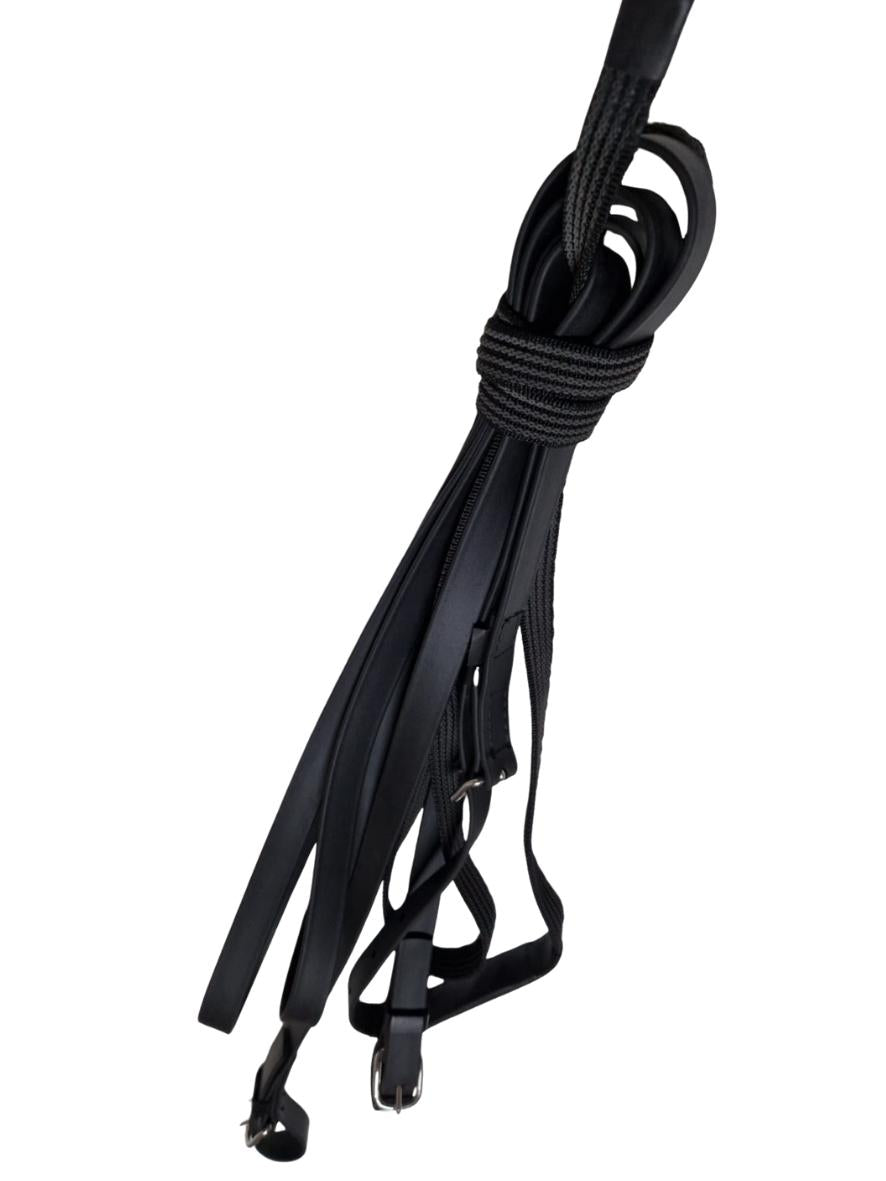 ARDEN Fahrleine Biothane Zweispänner mit Griphandstück