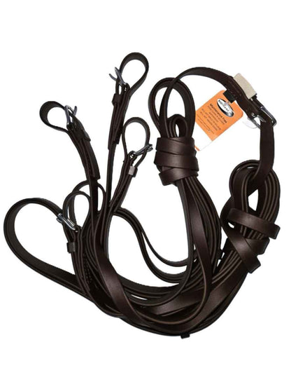 Arden Fahrleine Biothane Vierspänner Komplettset