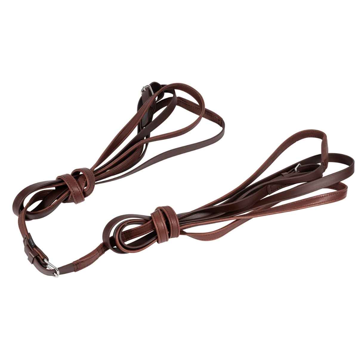 Arden Fahrleine Tandem Biothane Vorderleine mit Softleder-Handstück