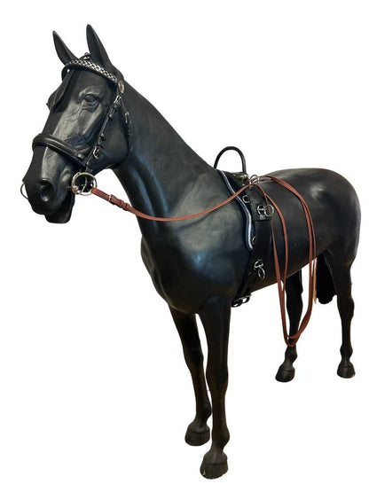 WEISSL Longiergurt Leder mit Bügel 