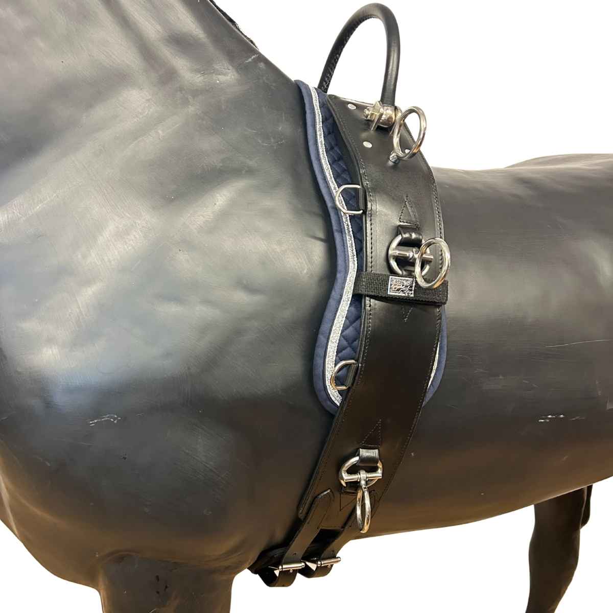 WEISSL Longiergurt Leder mit Bügel 