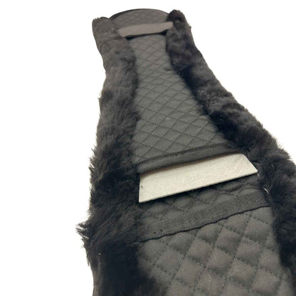 WEISSL Selettunterlage - Longiergurtunterlage echt Lammfell mit Korrektur Einlagen