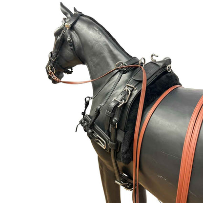 WEISSL Selettunterlage - Longiergurtunterlage echt Lammfell mit Korrektur Einlagen