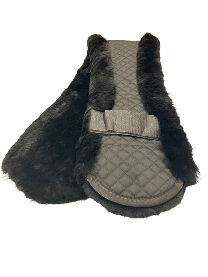 WEISSL Selettunterlage - Longiergurtunterlage echt Lammfell 