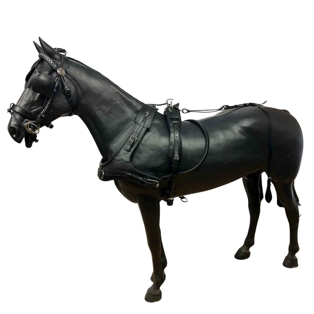 WEISSL Pferdegeschirr Zweispänner Marathon Kummet COMBI SPORT