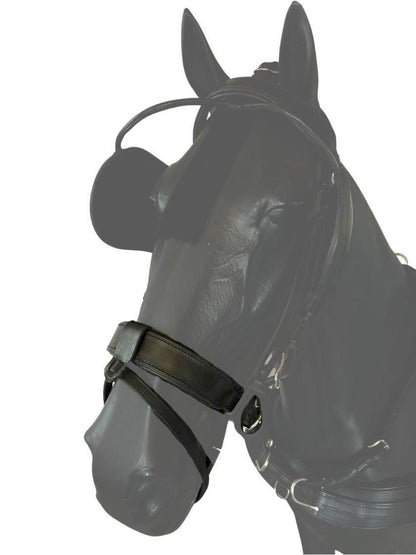 WEISSL Nasenriemen für Fahrzaum COMBI SPORT, schwarz, MINI MINI MINI SHETTY