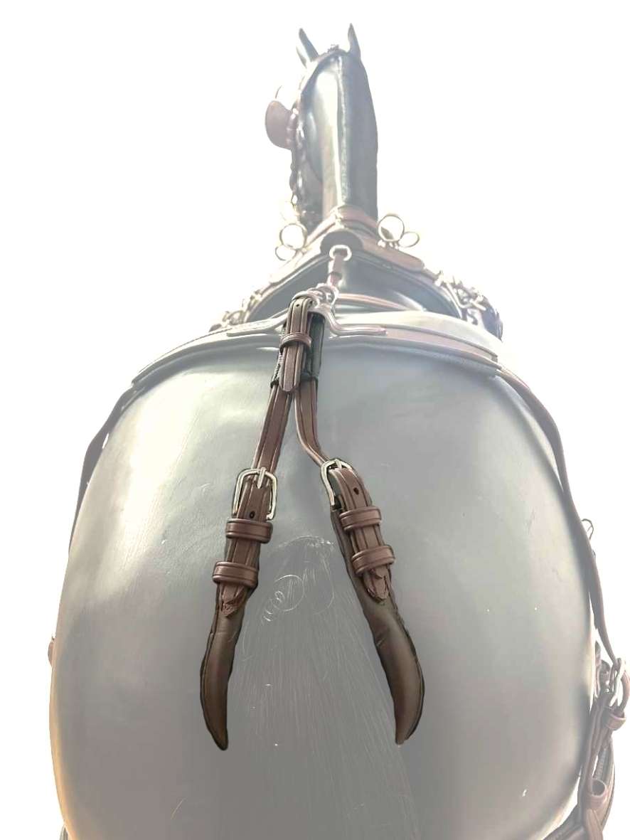 WEISSL Schweifriemen inkl. Schnallen TECH COMFORT (Einzelteil), braun, X FULL