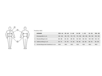 Komperdell Reitprotektor Ballistic Flex Fit Regular 22 