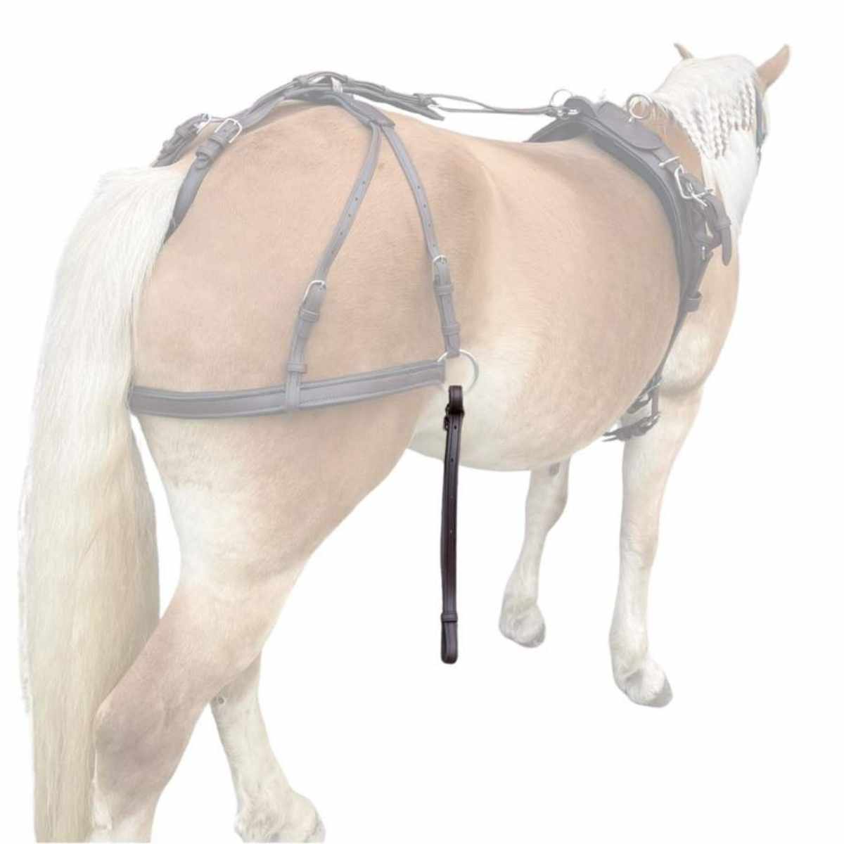 WEISSL Einschnallriemen (Rückhalteriemen, Gabelriemen, Scherrriemen) Einspänner TechComfort (Paar)