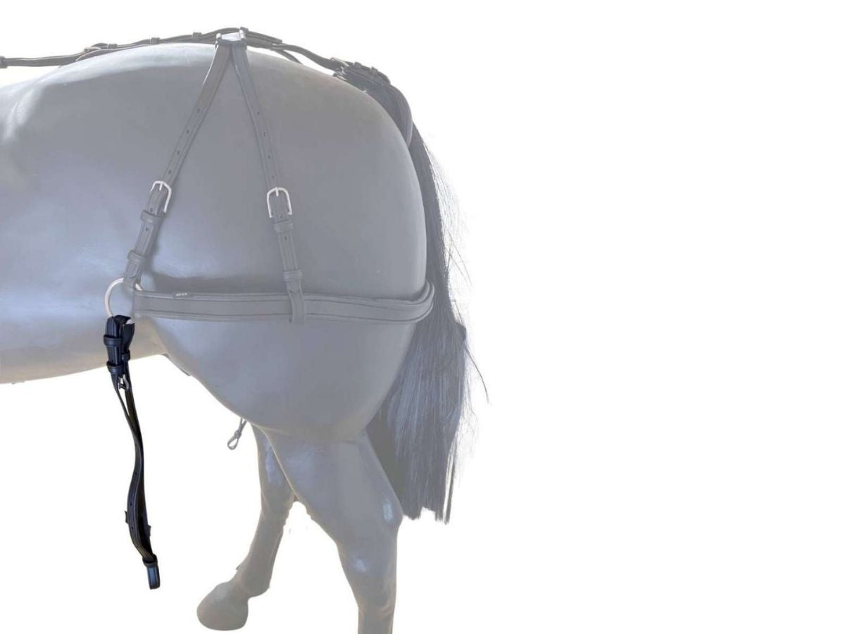 WEISSL Einschnallriemen (Rückhalteriemen, Gabelriemen, Scherrriemen) Einspänner TechComfort (Paar)