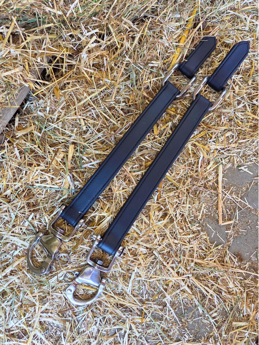 WEISSL Zugstrangadapter mit Dressurwickel und Marathonhaken TechComfort (Paar)