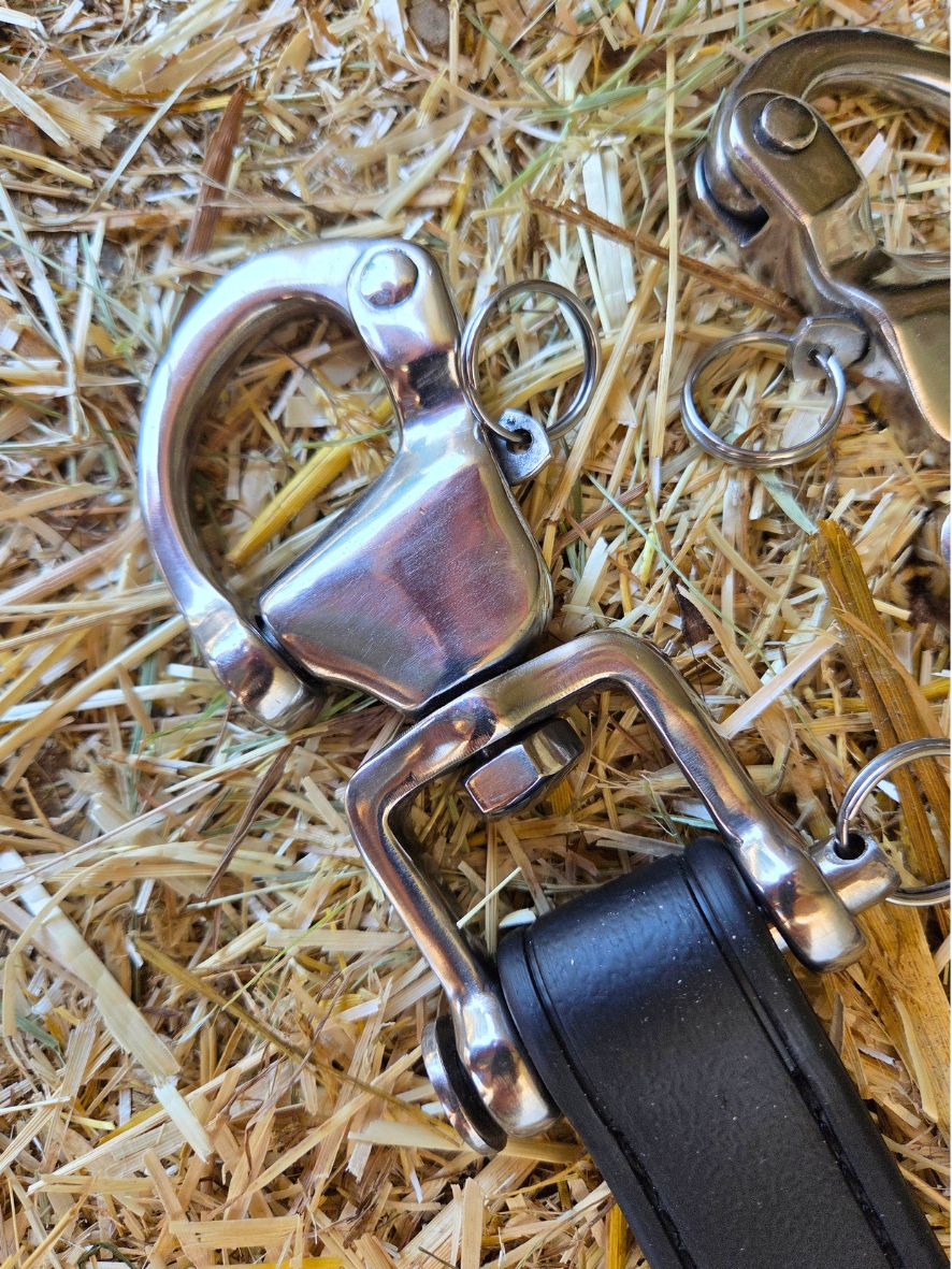 WEISSL Zugstrangadapter mit Dressurwickel und Marathonhaken TechComfort (Paar)