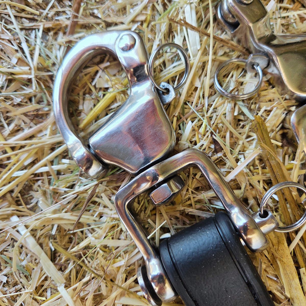 WEISSL Zugstrangadapter mit Dressurwickel und Marathonhaken TechComfort (Paar)